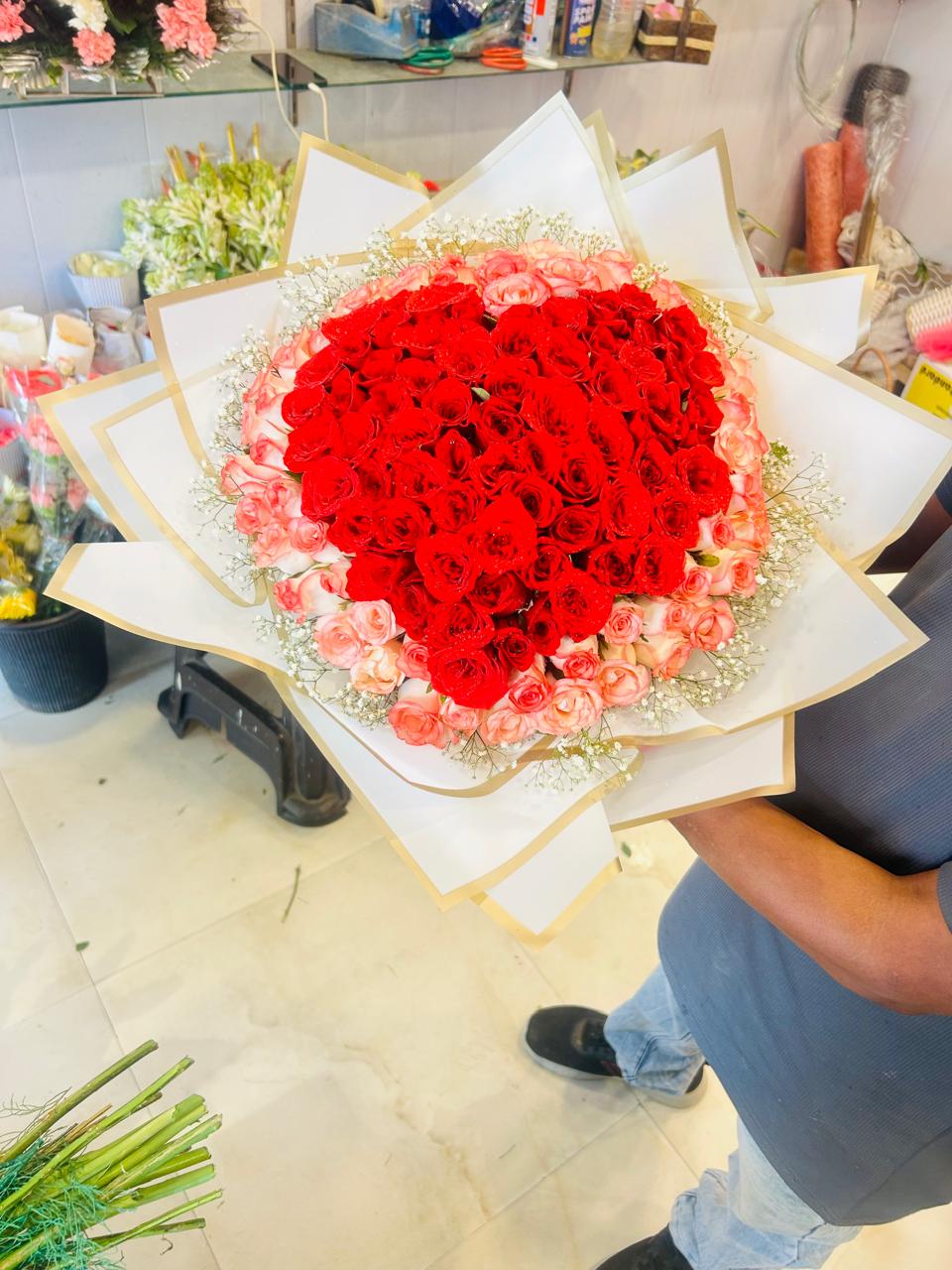 Romantic Heart Bouquet